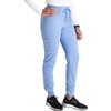 image:imageCherokee Atmos Mid Rise Scrub Pants for Women PullOn Jogger 4 PocketsCiel