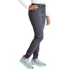 image:imageCherokee Atmos Mid Rise Scrub Pants for Women PullOn Jogger 4 PocketsPewter