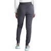 image:imageCherokee Atmos Mid Rise Scrub Pants for Women PullOn Jogger 4 PocketsPewter