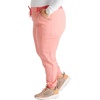 image:imageCherokee Atmos Mid Rise Scrub Pants for Women PullOn Jogger 4 PocketsSugar Melon