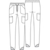 image:imageCherokee Atmos Mid Rise Scrub Pants for Women PullOn Jogger 4 PocketsSugar Melon