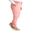 image:imageCherokee Atmos Mid Rise Scrub Pants for Women PullOn Jogger 4 PocketsSugar Melon