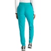 image:imageCherokee Atmos Mid Rise Scrub Pants for Women PullOn Jogger 4 PocketsTeal Blue