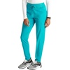 image:imageCherokee Atmos Mid Rise Scrub Pants for Women PullOn Jogger 4 PocketsTeal Blue