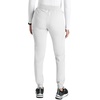 image:imageCherokee Atmos Mid Rise Scrub Pants for Women PullOn Jogger 4 PocketsWhite