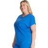 image:imageCherokee Atmos V Neck Womens Scrub Tops Dolman Sleeves 3 PocketsRoyal