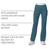 image:imageCherokee Iflex Scrubs for Women Straight Leg Scrub Pants with 6 PocketsCaribbean Blue