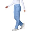 image:imageCherokee Iflex Scrubs for Women Straight Leg Scrub Pants with 6 PocketsCiel Blue