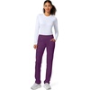 image:imageCherokee Iflex Scrubs for Women Straight Leg Scrub Pants with 6 PocketsEggplant