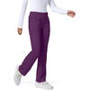 image:imageCherokee Iflex Scrubs for Women Straight Leg Scrub Pants with 6 PocketsEggplant