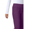 image:imageCherokee Iflex Scrubs for Women Straight Leg Scrub Pants with 6 PocketsEggplant