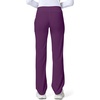 image:imageCherokee Iflex Scrubs for Women Straight Leg Scrub Pants with 6 PocketsEggplant