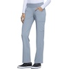 image:imageCherokee Iflex Scrubs for Women Straight Leg Scrub Pants with 6 PocketsGrey