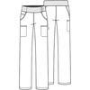 image:imageCherokee Iflex Scrubs for Women Straight Leg Scrub Pants with 6 PocketsGrey