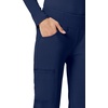 image:imageCherokee Iflex Scrubs for Women Straight Leg Scrub Pants with 6 PocketsNavy