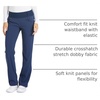 image:imageCherokee Iflex Scrubs for Women Straight Leg Scrub Pants with 6 PocketsNavy