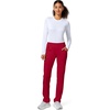 image:imageCherokee Iflex Scrubs for Women Straight Leg Scrub Pants with 6 PocketsRed