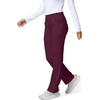 image:imageCherokee Iflex Scrubs for Women Straight Leg Scrub Pants with 6 PocketsWine