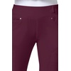 image:imageCherokee Iflex Scrubs for Women Straight Leg Scrub Pants with 6 PocketsWine