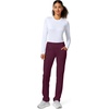 image:imageCherokee Iflex Scrubs for Women Straight Leg Scrub Pants with 6 PocketsWine