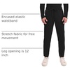 image:imageCherokee Joggers for Men Modern Fit Scrub Pant with Drawstring Waistband 5 Pockets Soft 2Way Stretch Fabric  WW012Black