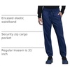 image:imageCherokee Joggers for Men Modern Fit Scrub Pant with Drawstring Waistband 5 Pockets Soft 2Way Stretch Fabric  WW012Navy