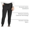 image:imageCherokee Mens Mid Rise Jogger Scrub Pants with 5 Pockets and Elastic Waistband CK132ABlack