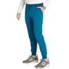 image:imageCherokee Mens Mid Rise Jogger Scrub Pants with 5 Pockets and Elastic Waistband CK132ACaribbean Blue
