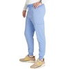 image:imageCherokee Mens Mid Rise Jogger Scrub Pants with 5 Pockets and Elastic Waistband CK132ACiel