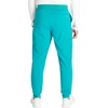image:imageCherokee Mens Mid Rise Jogger Scrub Pants with 5 Pockets and Elastic Waistband CK132ATeal Blue