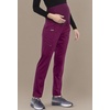 image:imageCherokee Revolution Maternity Scrub Pants for Women Straight Leg BottomsWine