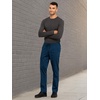 image:imageCherokee Revolution Scrub Pants for Men Tapered Leg Drawstring StretchNavy