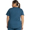 image:imageCherokee Revolution Scrub Top for Women VNeck 2 Pockets Classic FitCaribbean Blue