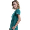 image:imageCherokee Revolution Scrub Top for Women VNeck 2 Pockets Classic FitHunter Green