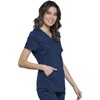 image:imageCherokee Revolution Scrub Top for Women VNeck 2 Pockets Classic FitNavy