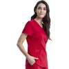 image:imageCherokee Revolution Scrub Top for Women VNeck 2 Pockets Classic FitRed