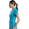 image:imageCherokee Revolution Scrub Top for Women VNeck 2 Pockets Classic FitTeal Blue