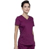 image:imageCherokee Revolution Scrub Top for Women VNeck 2 Pockets Classic FitWine