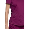 image:imageCherokee Revolution Scrub Top for Women VNeck 2 Pockets Classic FitWine