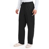 image:imageCherokee Scrub Pants for Men Cargo Nursing Bottom with Zip Fly 7 Pockets Elastic Waist amp 2Way Stretch Fabric  4243Black