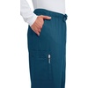 image:imageCherokee Scrub Pants for Men Cargo Nursing Bottom with Zip Fly 7 Pockets Elastic Waist amp 2Way Stretch Fabric  4243Caribbean Blue
