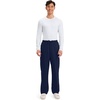image:imageCherokee Scrub Pants for Men Cargo Nursing Bottom with Zip Fly 7 Pockets Elastic Waist amp 2Way Stretch Fabric  4243Navy