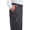 image:imageCherokee Scrub Pants for Men Cargo Nursing Bottom with Zip Fly 7 Pockets Elastic Waist amp 2Way Stretch Fabric  4243Pewter