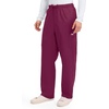 image:imageCherokee Scrub Pants for Men Cargo Nursing Bottom with Zip Fly 7 Pockets Elastic Waist amp 2Way Stretch Fabric  4243Wine