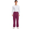 image:imageCherokee Scrub Pants for Men Cargo Nursing Bottom with Zip Fly 7 Pockets Elastic Waist amp 2Way Stretch Fabric  4243Wine