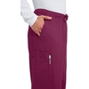 image:imageCherokee Scrub Pants for Men Cargo Nursing Bottom with Zip Fly 7 Pockets Elastic Waist amp 2Way Stretch Fabric  4243Wine