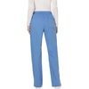 image:imageCherokee Scrub Pants for Women Mid Rise Flare Yoga Scrubs Pant 2Way Stretch Drawstring Medical Bottoms 5 PocketsWW120Blue