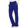 image:imageCherokee Scrub Pants for Women Mid Rise Flare Yoga Scrubs Pant 2Way Stretch Drawstring Medical Bottoms 5 PocketsWW120Galaxy Blue