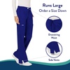 image:imageCherokee Scrub Pants for Women Mid Rise Flare Yoga Scrubs Pant 2Way Stretch Drawstring Medical Bottoms 5 PocketsWW120Galaxy Blue