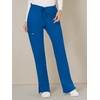 image:imageCherokee Scrub Pants for Women Mid Rise Flare Yoga Scrubs Pant 2Way Stretch Drawstring Medical Bottoms 5 PocketsWW120Royal